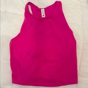Vibrant Pink Racerback Tank Top